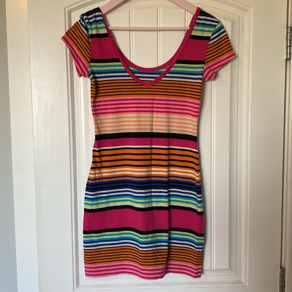 Striped Jersey Dress - Picture 2 of 4